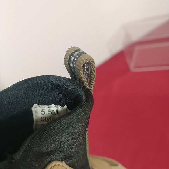 Justin L0162 Tan Women's SZ 5.5M Leather J-Flex Slip On Hiking Ankle Shoes . Con - Picture 7 of 8